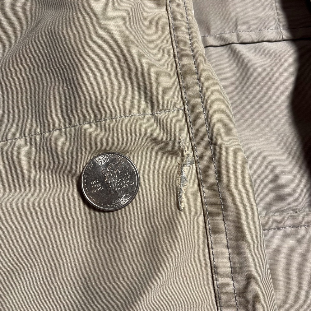 80s 90s Woolrich Beige grey Field Jacket - Picture 5 of 6